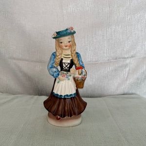 Vintage German Porcelain girl Figurine